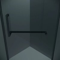 Grossman Pragma 100x100x195 302.K33.03.1010.21.10 (черный матовый/тонированное стекло) Image #3