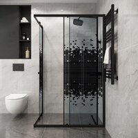 Niagara Eco NG-1018-14QBLACK 100x80x190 (черный/стекло мозаика) Image #4