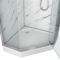 Niagara NG-7702DM 100x100x210 (прозрачное стекло) Image #3