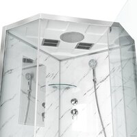 Niagara NG-7702DM 100x100x210 (прозрачное стекло) Image #4