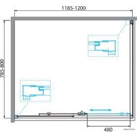 BelBagno DUE-AH-1-120/80-C-CR Image #8