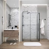 Grossman Galaxy 120x70x195 120.K33.01.1270.21.02 (черный матовый/шиншилла стекло) Image #7