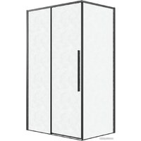 Grossman Galaxy 120x70x195 120.K33.01.1270.21.02 (черный матовый/шиншилла стекло) Image #1