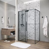 Grossman Galaxy 130x90x195 120.K33.01.1390.21.00 (черный матовый/прозрачное стекло) Image #17
