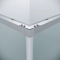 Grossman Galaxy 80x80x195 300.K33.01.8080.10.02 (хром/шиншилла стекло) Image #3