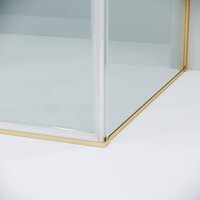 Grossman Galaxy 140x90x195 120.K33.01.1490.32.00 (золото сатин/стекло прозрачное) Image #5