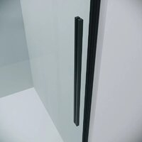 Grossman Galaxy 100x70x195 120.K33.01.1070.21.00 (черный матовый/прозрачное стекло) Image #2