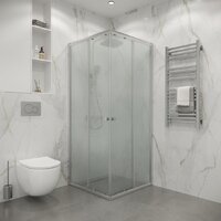 Niagara Eco NG-1008-14QMT 80x80x190 (хром/стекло матовое) Image #3