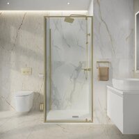 Niagara Nova NG-45-10ASG-A80SG-34 100х80х195 (золото сатин/прозрачное стекло) Image #9