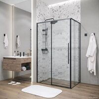Grossman Galaxy 130x90x195 120.K33.01.1390.21.02 (черный матовый/шиншилла стекло) Image #6