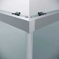 Grossman Cosmo 100x100x195 300.K33.02.1010.10.00 (хром/прозрачное стекло) Image #4