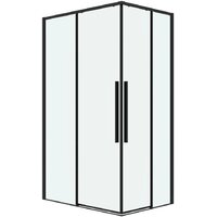 Grossman Galaxy 80x70x195 300.K33.01.8070.21.00 (черный матовый/прозрачное стекло) Image #1