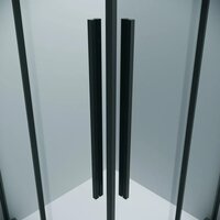 Grossman Galaxy 80x70x195 300.K33.01.8070.21.00 (черный матовый/прозрачное стекло) Image #6