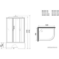 Niagara NG-2310-14LG 120x80x215 Image #4