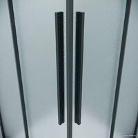 Grossman Galaxy 90x90x195 300.K33.01.9090.21.02 (черный матовый/шиншилла стекло) Image #3
