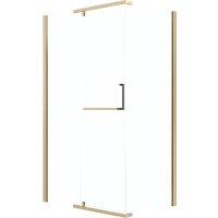 Grossman Pragma 100x90x195 120.K33.03.1090.32.00 (золото сатин/стекло прозрачное)