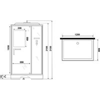 Niagara Standart ST120/90/15Q 120х90х215 Image #12