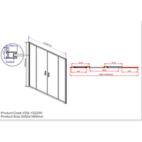 Vincea Garda VDS-1G2200CL (хром/прозрачное) Image #7