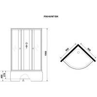 Niagara Promo P90/40/MT/BK 90x90x195 Image #6