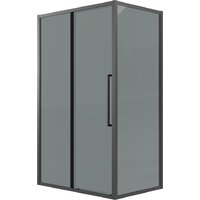 Grossman Cosmo 120x80x195 120.K33.02.1280.21.10 (черный матовый/тонированно стекло)