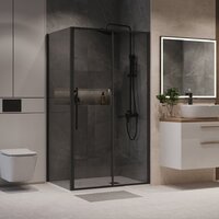 Niagara 120x80x195 NG-85-12TB-TB80-34 (черный матовый/тонированное стекло) Image #6
