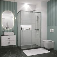 Grossman Style 120x90x195 120.K33.05.1290.10.00 (хром/прозрачное стекло) Image #9