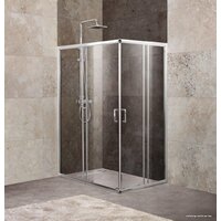 BelBagno UNIQUE-AH-2-100/115-75/90-C-Cr (прозрачное стекло)