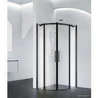 BelBagno Acqua-R-2-90-C-NERO (прозрачное стекло)