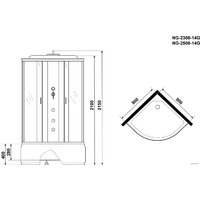 Niagara NG-2508-14G 90x90x215 Image #3