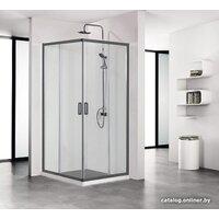 Aquatek 80x200 AQ ARI KV 08020BL (черный/прозрачное стекло) Image #5