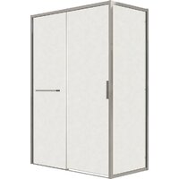 Grossman Style 100x80x195 120.K33.05.1080.10.02 (хром/стекло шиншилла)