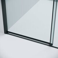 Grossman Style 110x70x195 120.K33.05.1170.21.00 (черный матовый/прозрачное стекло) Image #5