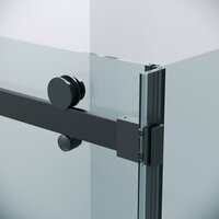 Grossman Classic 110x90x195 120.K33.04.1190.21.00 (черный матовый/стекло прозрачное) Image #8