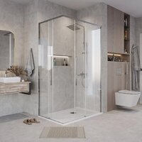 Grossman Galaxy 120x80x195 300.K33.01.1280.10.00 (хром/прозрачное стекло) Image #4