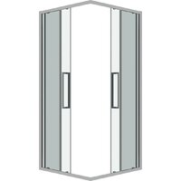 Grossman Cosmo 90x90x195 300.K33.02.9090.32.00 (золото сатин/прозрачное стекло) Image #2