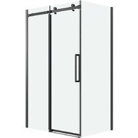Grossman Classic 140x100x195 120.K33.04.1410.21.00 (черный матовый/стекло прозрачное)