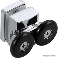 Aquatek AQ ARI RO 09020BL 90x90 (черный/прозрачное стекло) Image #4