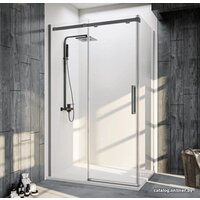 Veconi 120x90 RV070GR-12090-01-C4 (стекло прозрачное/брашированный графит) Image #2