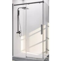 Veconi 120x90 RV070GR-12090-01-C4 (стекло прозрачное/брашированный графит)