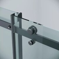 Grossman Classic 120x80x195 120.K33.04.1280.21.00 (черный матовый/прозрачное стекло) Image #13