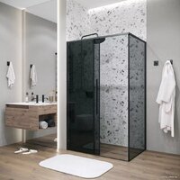 Grossman Galaxy 110x70x195 120.K33.01.1170.21.10 (черный матовый/тонированное стекло) Image #8