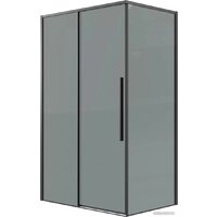 Grossman Galaxy 110x70x195 120.K33.01.1170.21.10 (черный матовый/тонированное стекло) Image #1