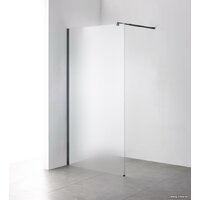 Saniteco Walk-In SN-W8MB80 (80x200, матовое стекло, черный профиль) Image #2