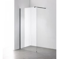 Saniteco Walk-In SN-W8TB80 (80x200, прозрачное стекло, черный профиль) Image #5