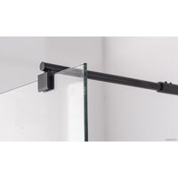 Saniteco Walk-In SN-W8TB80 (80x200, прозрачное стекло, черный профиль) Image #2