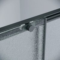 Grossman Style 120x80x195 120.K33.05.1280.21.02 (черный матовый/стекло шиншилла) Image #5