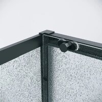 Grossman Style 120x80x195 120.K33.05.1280.21.02 (черный матовый/стекло шиншилла) Image #6