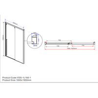 Vincea Lugano VDS-1L160CL-1 (хром/прозрачное) Image #6