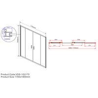 Vincea Garda VDS-1G2170CL (хром/прозрачное) Image #7