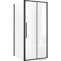 Niagara 120x80x195 NG-84-12AB-A80B-34 (черный матовый/прозрачное стекло)